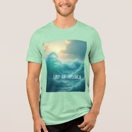 Amerikanska golfhavet ocean hav grön  havsvågor t shirt