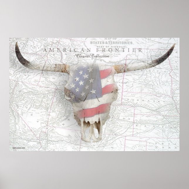 Amerikanska gränsskiktet Poster (Framsidan)