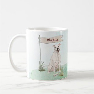 Amerikanska Grattisar i Staffordshire Terrier Kaffemugg