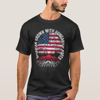 Amerikanska grown Hungary Roots Family Arv USA T Shirt