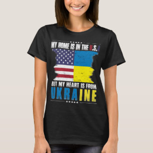 Amerikanska Grown Ukrainska amerikaner från Ukrai T Shirt