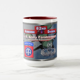 Amerikanska Guardian 82:a Airborne Division Mugg