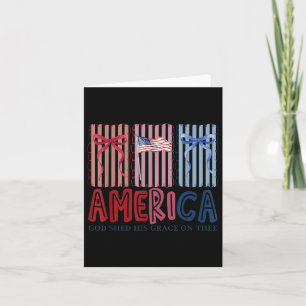 Amerikanska Gud skänkte sin höghet den 4 juli Kort
