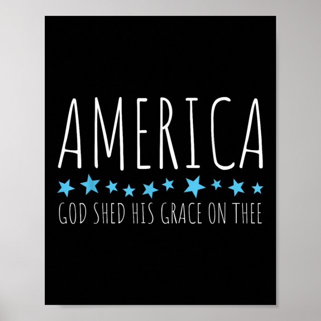 Amerikanska Gud skänkte sin höghet på den berömda  Poster (Framsidan)
