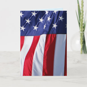 Amerikanska hälsningskort för flagga helgkort