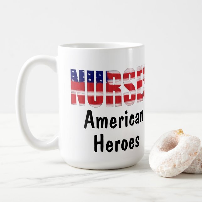 Amerikanska Heroes Kaffemugg (Med munk)