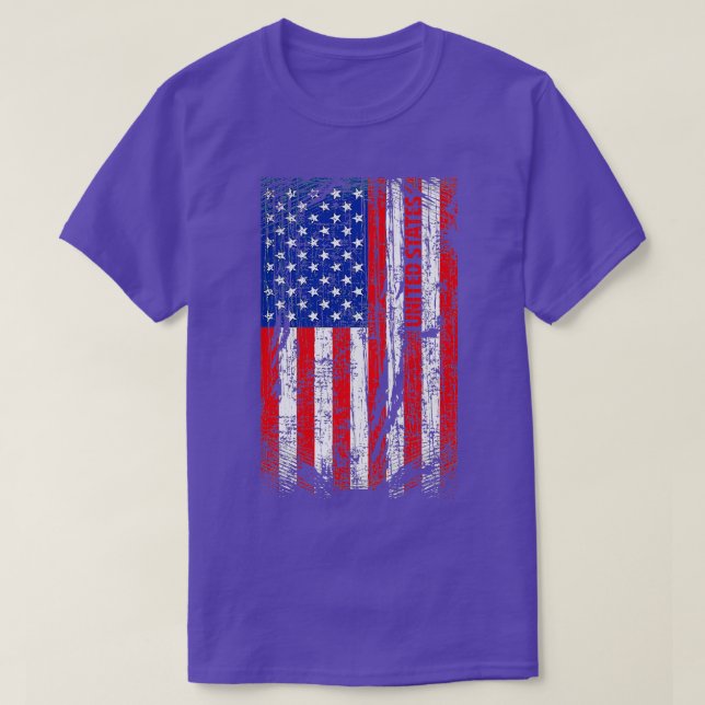 Amerikanska independence day 4 july United stater T Shirt (Design framsida)