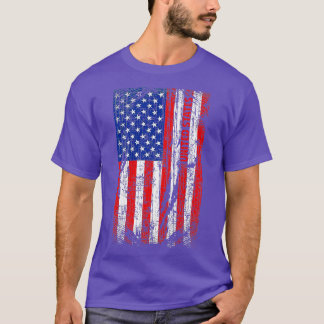 Amerikanska independence day 4 july United stater T Shirt