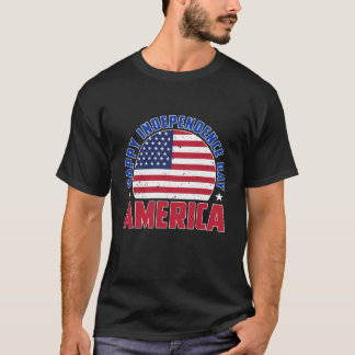 Amerikanska independence day älskare, 4:e july t shirt