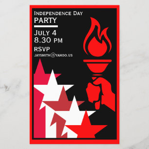 Amerikanska Independence day Flygblad