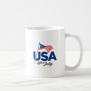 Amerikanska Independence day Kaffemugg