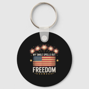 Amerikanska Independence day Manar Women. 4 juli _ Nyckelring