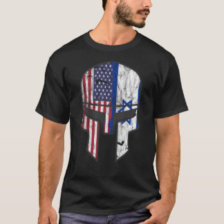 Amerikanska-israeliska alliansen - Pridet Spartan T Shirt