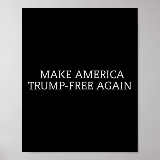 Amerikanska Jail Trump Tee - lås upp honom - antit Poster (Framsidan)