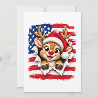 Amerikanska julrenar kort