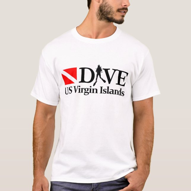 Amerikanska Jungfruöarna DV4 T Shirt (Framsida)
