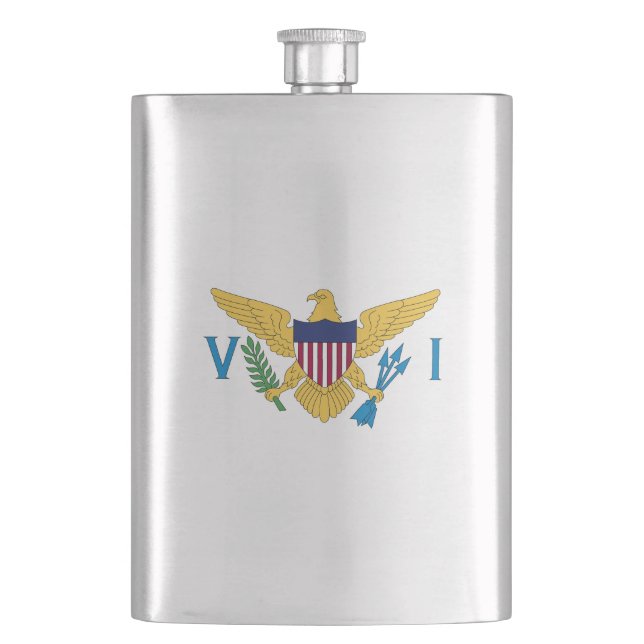 Amerikanska Jungfruöarna flagga Fickplunta (Framsidan)