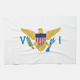 Amerikanska Jungfruöarna flagga Kökshandduk