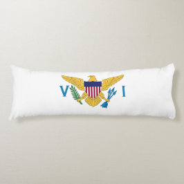 Amerikanska Jungfruöarna flagga Kroppskudde