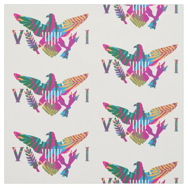 Amerikanska Jungfruöarna Flagga (Large) Tropical L Tyg (Provkarta)