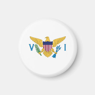 Amerikanska Jungfruöarna flagga Magnet