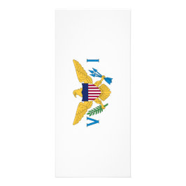 Amerikanska Jungfruöarna flagga Reklamkort