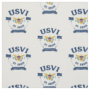 Amerikanska Jungfruöarna Flagga St. Croix USVI Ka Tyg