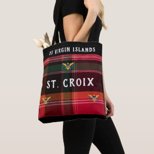 Amerikanska Jungfruöarna Flagga St. Croix USVI Ma Tygkasse