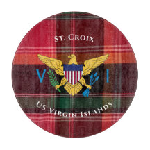 Amerikanska Jungfruöarna Flagga St. Croix USVI Mad