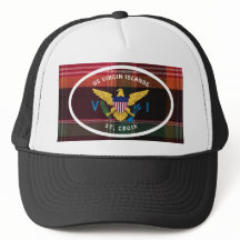 Amerikanska Jungfruöarna Flagga St. Croix USVI Mad