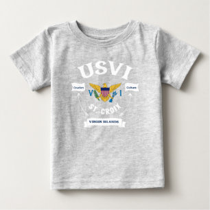 Amerikanska Jungfruöarna Flagga St. Croix USVI Tr T Shirt