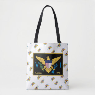 Amerikanska Jungfruöarna Flagga St. Croix USVI Tr Tygkasse