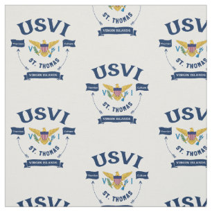 Amerikanska Jungfruöarna Flagga St. Thomas USVI K Tyg