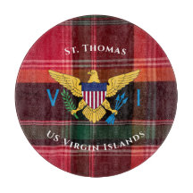Amerikanska Jungfruöarna Flagga St. Thomas USVI Ma