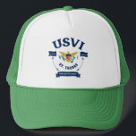 Amerikanska Jungfruöarna Flagga St. Thomas USVI Tr Keps<br><div class="desc">Amerikanska Jungfruöarna Flagga St. Thomas USVI Tropical Truckerkeps to Show US Virgin Islands pride by wear the hat St. Thomas,  US Virgin Islands Flagga som visar VI Strong. Den har också skrivit på den St. Thomas Thomian Culture.</div>
