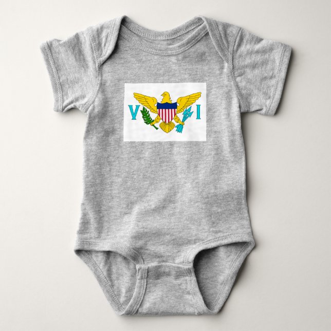 Amerikanska Jungfruöarna, Flagga T Shirt (Framsida)