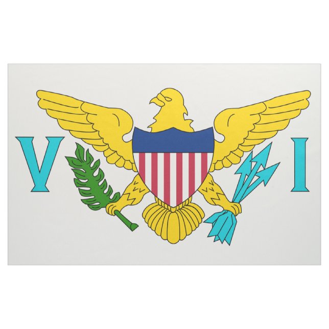 Amerikanska Jungfruöarna Flagga Tyg (Yard)