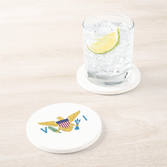 Amerikanska Jungfruöarna flagga Underlägg (Sidan)