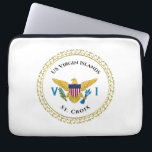 Amerikanska Jungfruöarna Flagga USVI St. Croix VI Laptop Fodral<br><div class="desc">Amerikanska Jungfruöarna Flagga USVI St. Croix VI Laptop sleeve är ett underbart sätt att njuta av det vackra amerikanska Jungfruöarna Flagga varje dag eller ge som gåva. Flagga United Stater Virgin Islands antogs den 17 maj 1921. Den här designen representerar Amerikanska Jungfruöarna och ger dig möjlighet att visa VI starkt...</div>