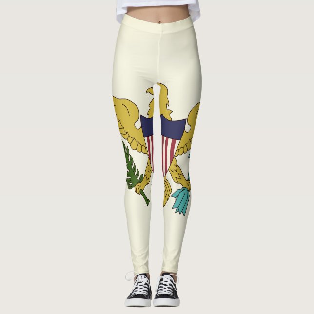 Amerikanska Jungfruöarna Leggings (Framsida)