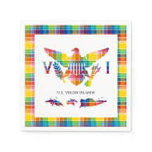 Amerikanska Jungfruöarna Madras, Flagga & Islands