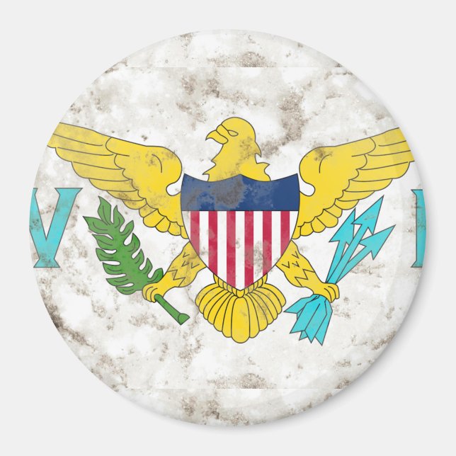 Amerikanska Jungfruöarna Magnet (Framsidan)