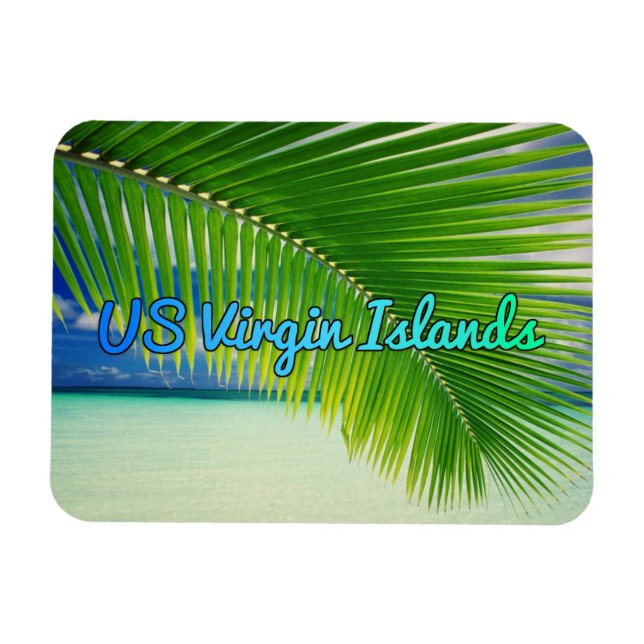 Amerikanska Jungfruöarna Magnet (Horisontell)