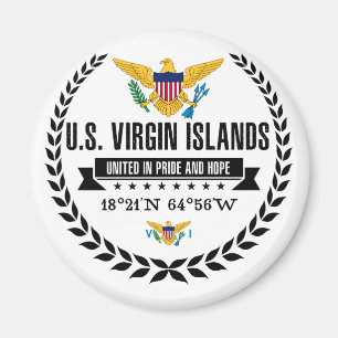 Amerikanska Jungfruöarna Magnet