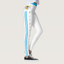 Amerikanska Jungfruöarna mode, V-öarna Flagga Leggings