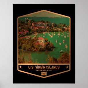 Amerikanska Jungfruöarna Poster