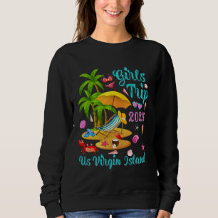 Amerikanska Jungfruöarna Sommar Vacation Girls Res T Shirt