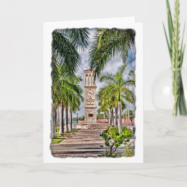 Amerikanska Jungfruöarna St. Croix Handflatan Träd Kort (Framsida)