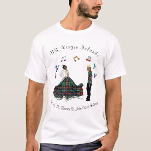 Amerikanska Jungfruöarna St. Croix St. Thomas Madr T Shirt