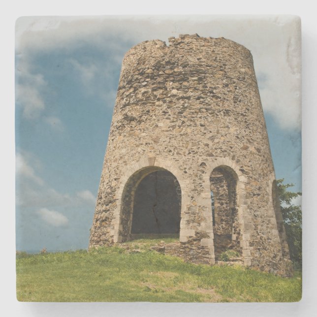 Amerikanska Jungfruöarna St. Croix Sugar Mill USVI Stenunderlägg (Framsidan)